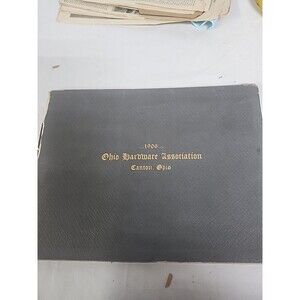 Vtg 1906  Ohio Hardware Assorciation Canton Ohio  soft cover